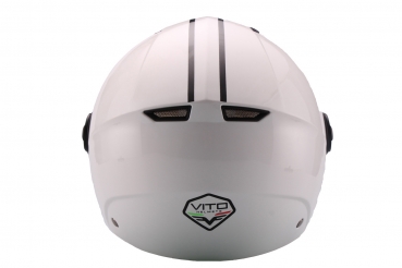 Helm VITO JET MODA weiß-glänzend